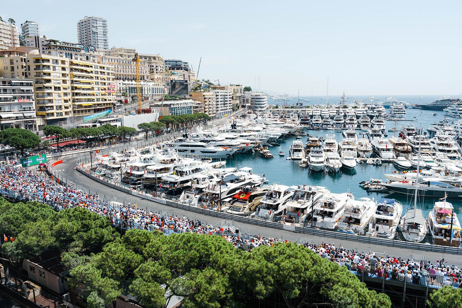 Monaco gp view from terrace 1